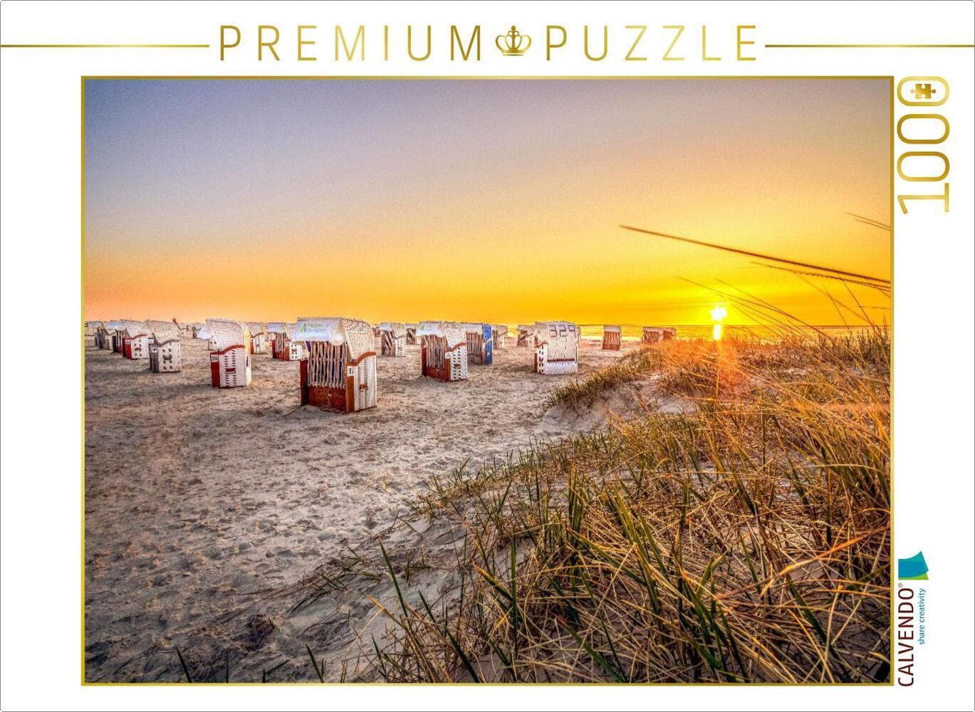 CALVENDO Puzzle NORDDEICH-LIEBE | 1000 Teile Lege-Größe 64x48cm Foto-Puzzle für glückliche Stunden
