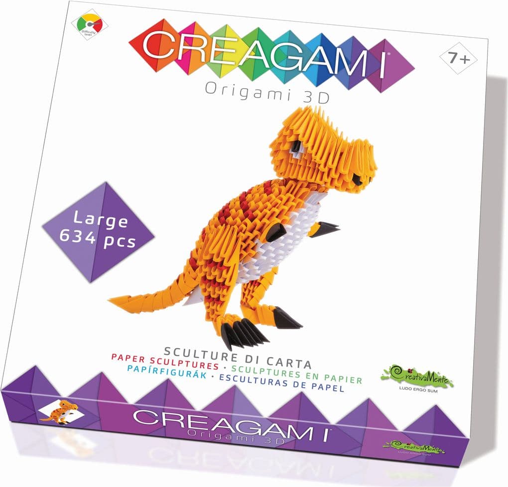 Creagami - Origami 3D T-Rex, 634 Teile