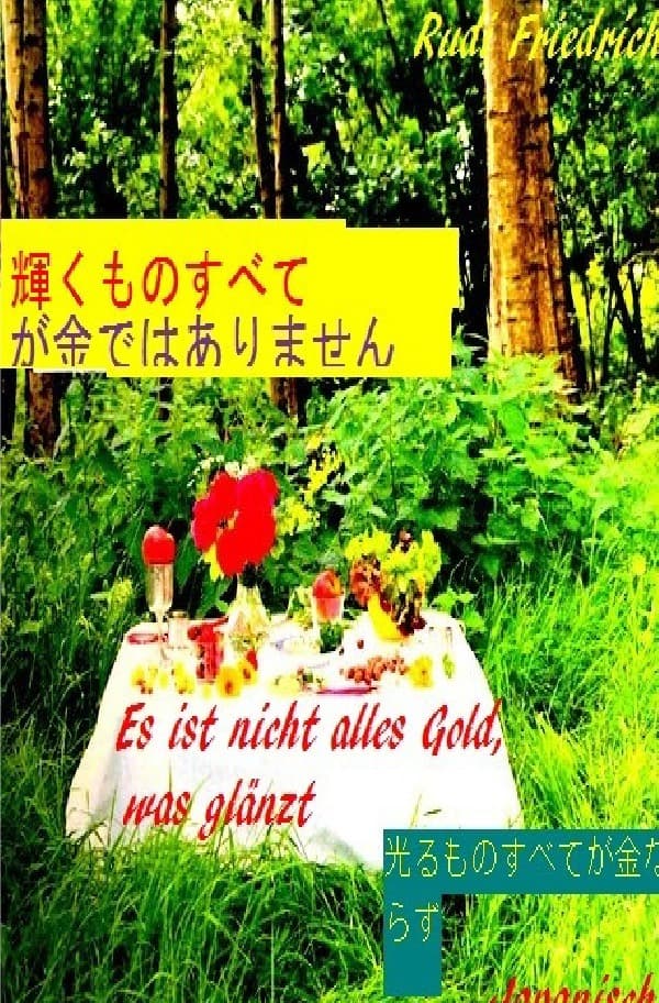 Lerne japanisch oder deutsch mit diesem Buch: Japanisch Es ist nicht alles Gold, was glänzt