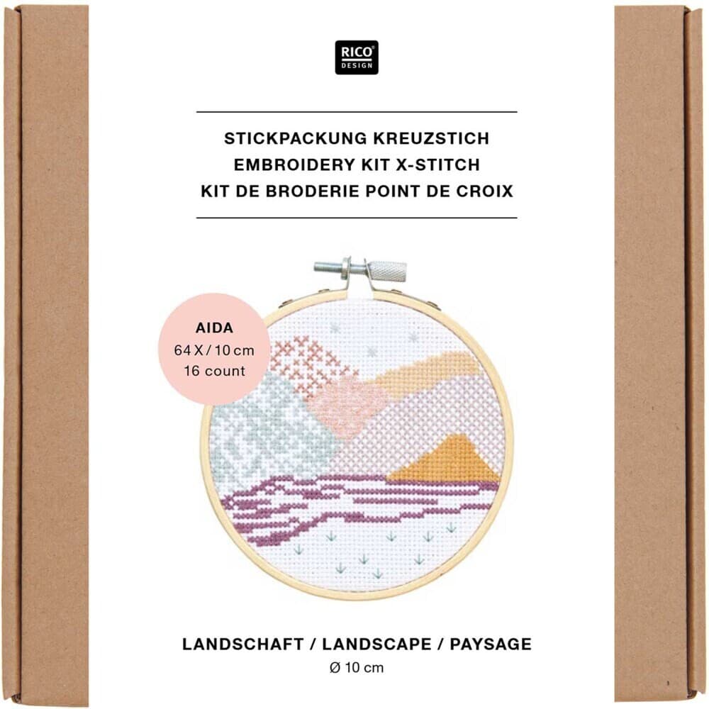 Stickpackung Kreuzstich Mini Kit Landschaft