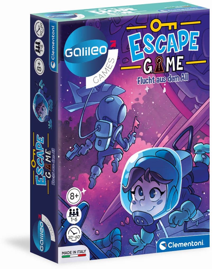 Clementoni - Escape Game - Flucht aus dem All