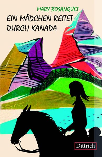 Ein Mädchen reitet durch Kanada