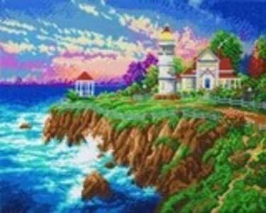 Craft Buddy CAK-TK4L - Crystal Art, Victorian Light, Thomas Kinkade Kit, Bild, 40 x 50 cm cm