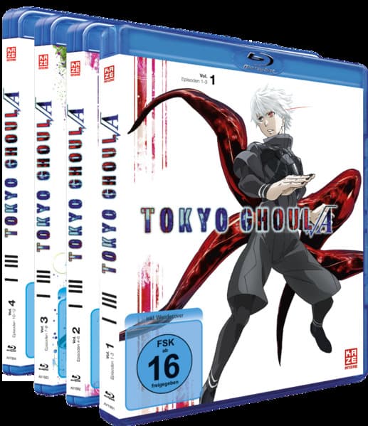 Tokyo Ghoul Root A - Staffel 2 - Gesamtausgabe - Bundle - Vol. 1-4 [4 Blu-rays]