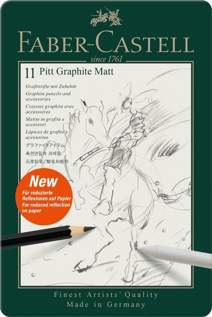 Faber-Castell Pitt Graphite Matt 11er Metalletui