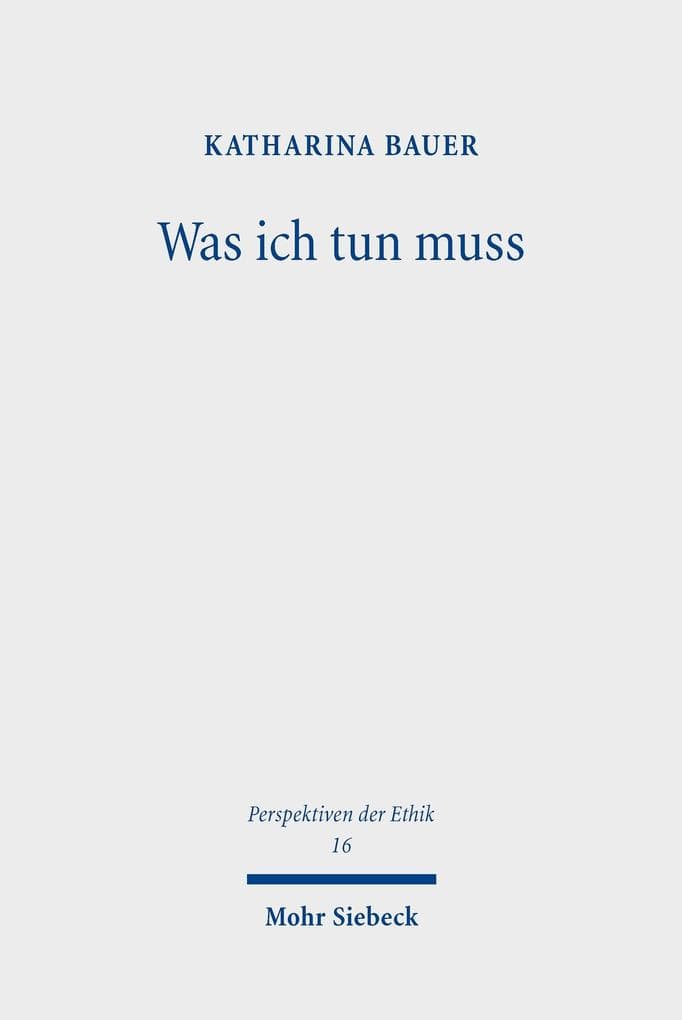Was ich tun muss