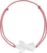 Armband - Armband mit Schutzengelanhänger (versilbert)