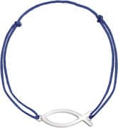 Armband - mit Fischanhänger (versilbert)