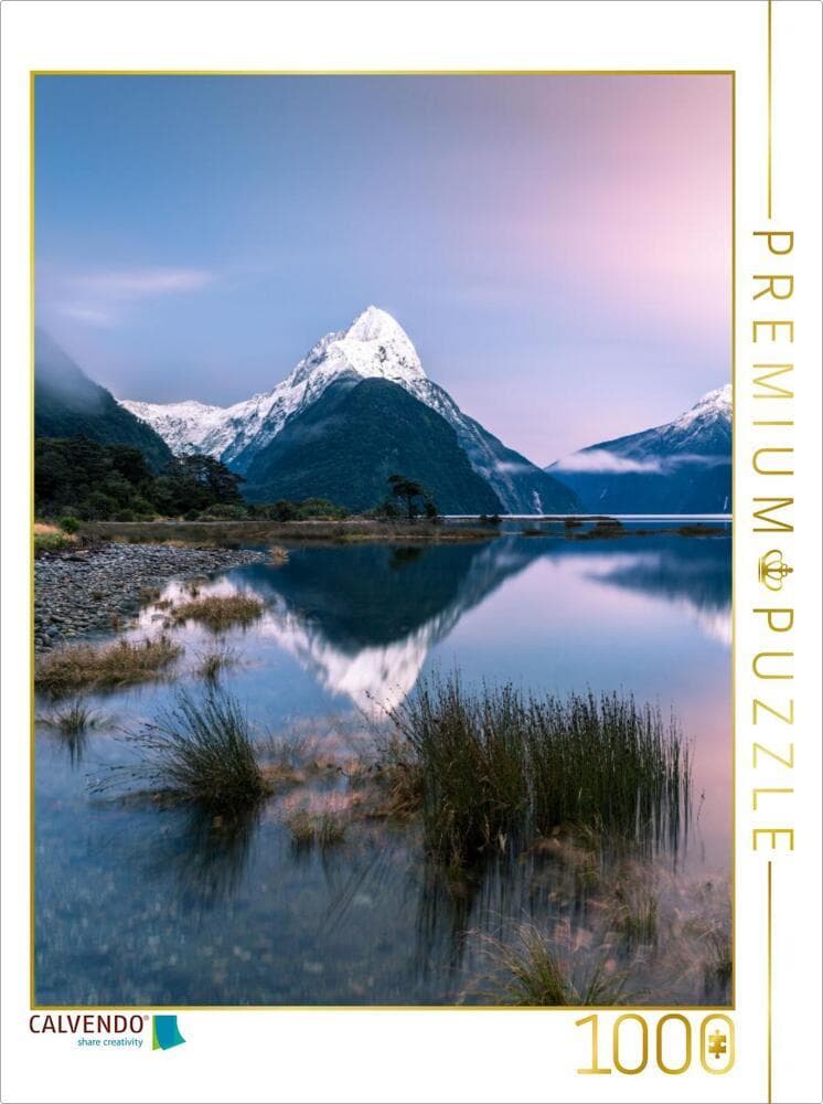 CALVENDO Puzzle Milford Sound - Neuseeland | 1000 Teile Lege-Größe 64 × 48 cm Foto-Puzzle für glückliche Stunden