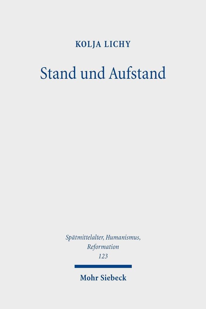 Stand und Aufstand