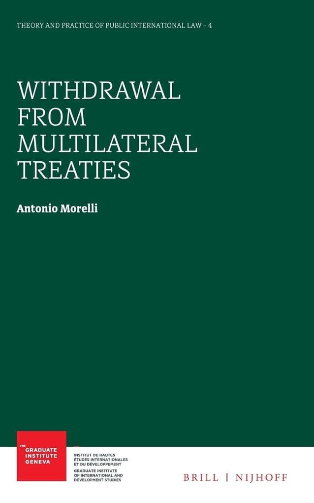 Withdrawal from Multilateral Treaties