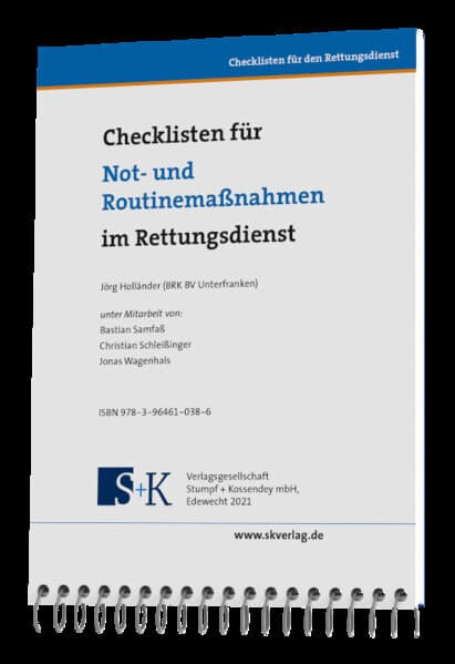 Checklisten für Not- und Routinemaßnahmen im Rettungsdienst