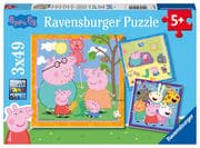 Ravensburger Kinderpuzzle 05579 - Peppas Familie und Freunde - 3x49 Teile Peppa Pig Puzzle für Kinde