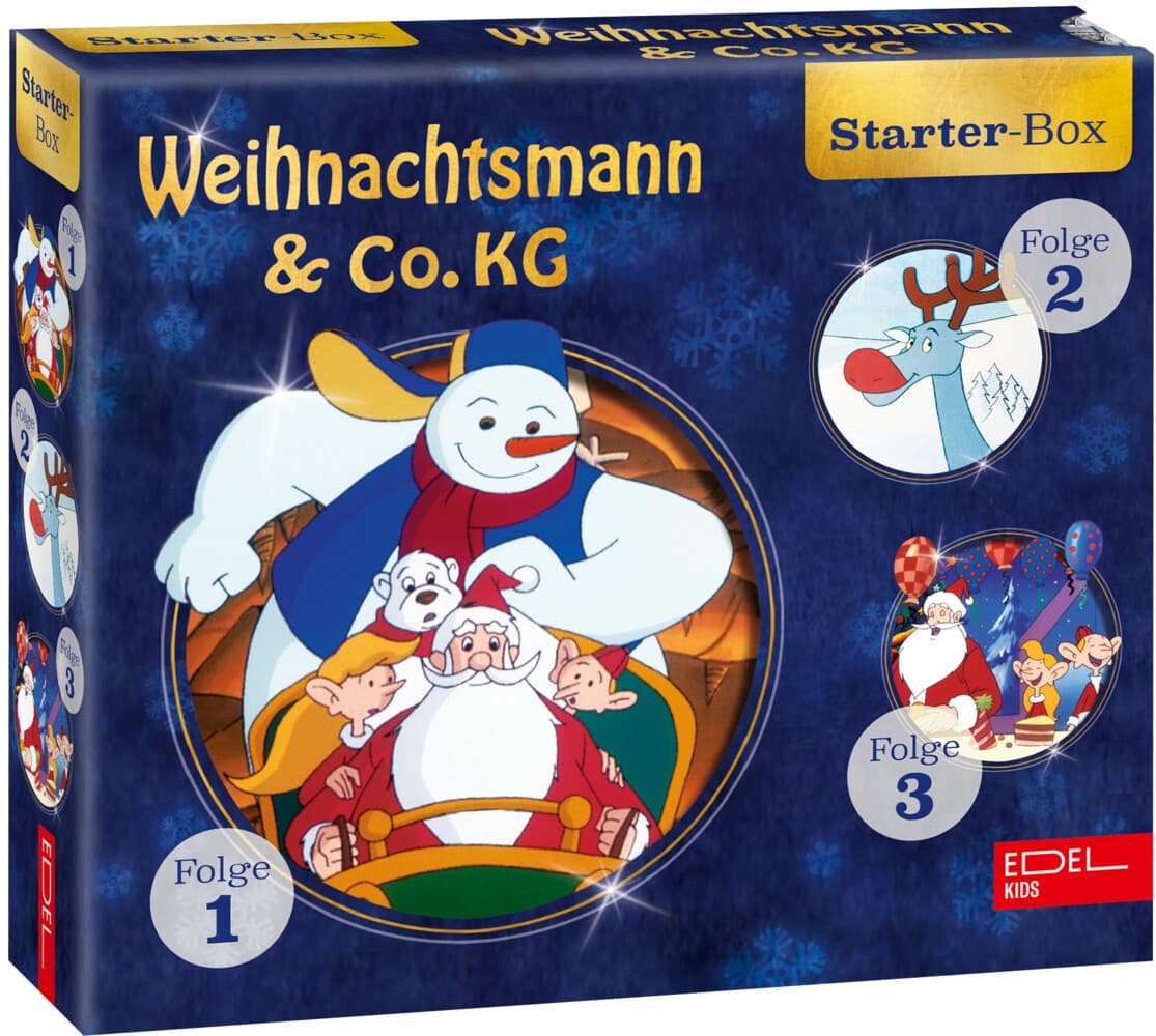 Weihnachtsmann & Co. KG - Starter-Box. Box.1, 3 Audio-CD
