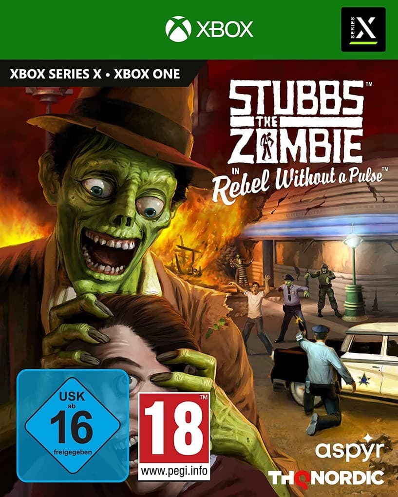Stubbs the Zombie in Rebel Without a Pulse, 1 Xbox Series X-Blu-ray Disc
