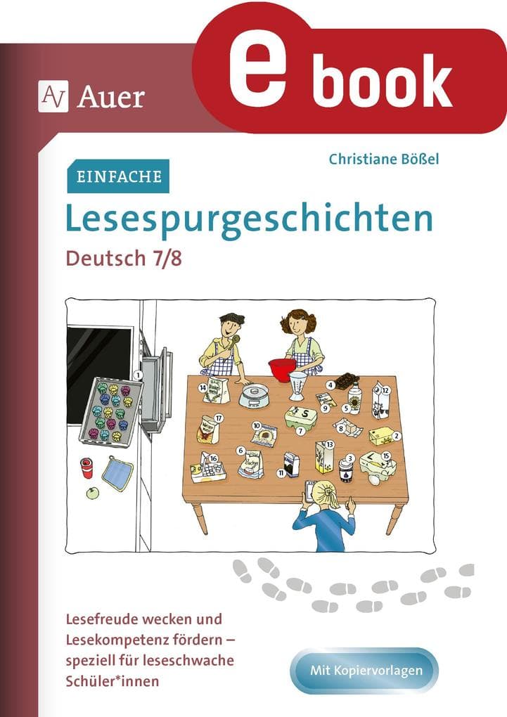 Einfache Lesespurgeschichten Deutsch 7-8