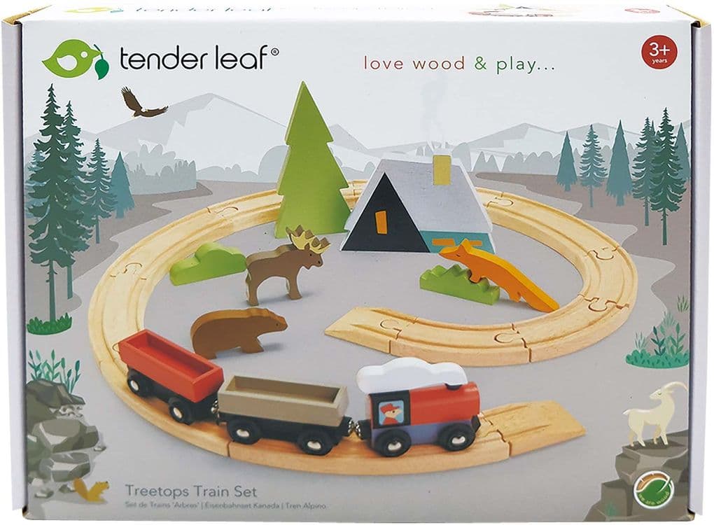 Tender leaf Toys - Eisenbahn mit Zubehör