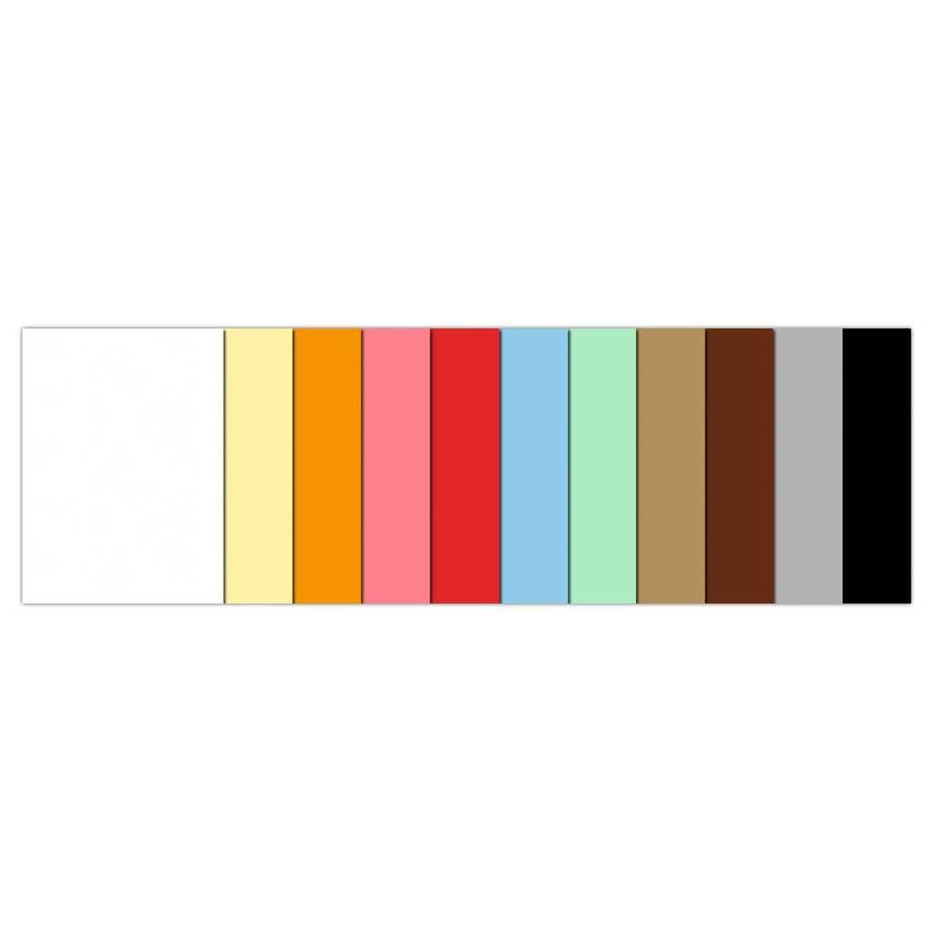 URSUS Kinder-Bastelsets Knüddelbilder Set, Winter