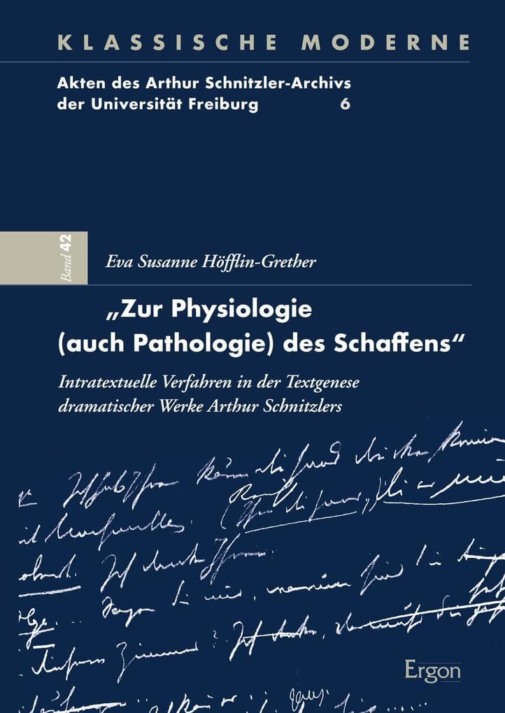 "Zur Physiologie (auch Pathologie) des Schaffens"