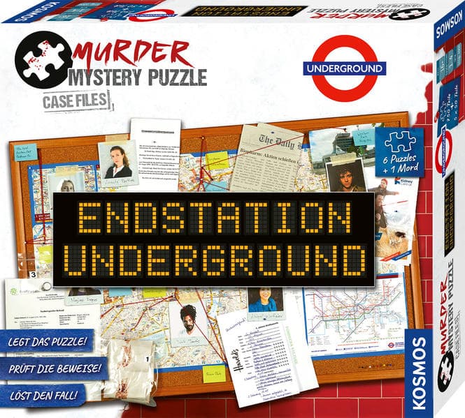 KOSMOS - Murder Mystery Puzzle - Endstation Underground