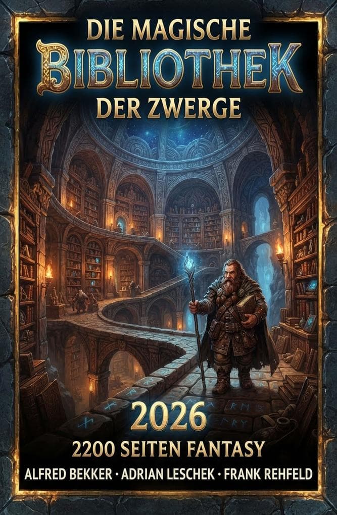 Die magische Bibliothek der Zwerge 2026 : 2200 Seiten Fantasy
