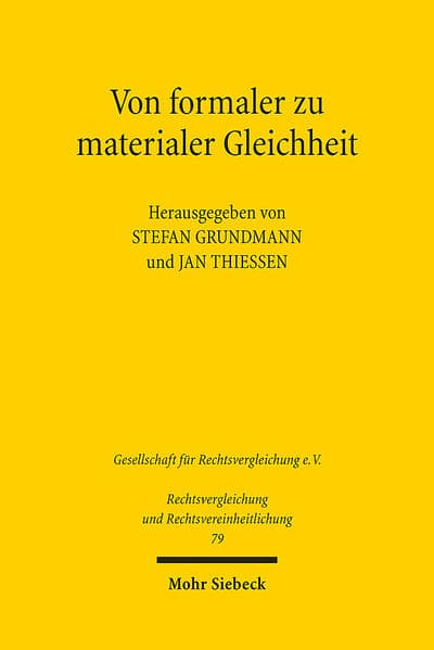 Von formaler zu materialer Gleichheit