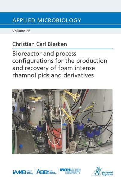 Bioreactor and process configurations for the production and recovery of foam intense rhamnolipids a