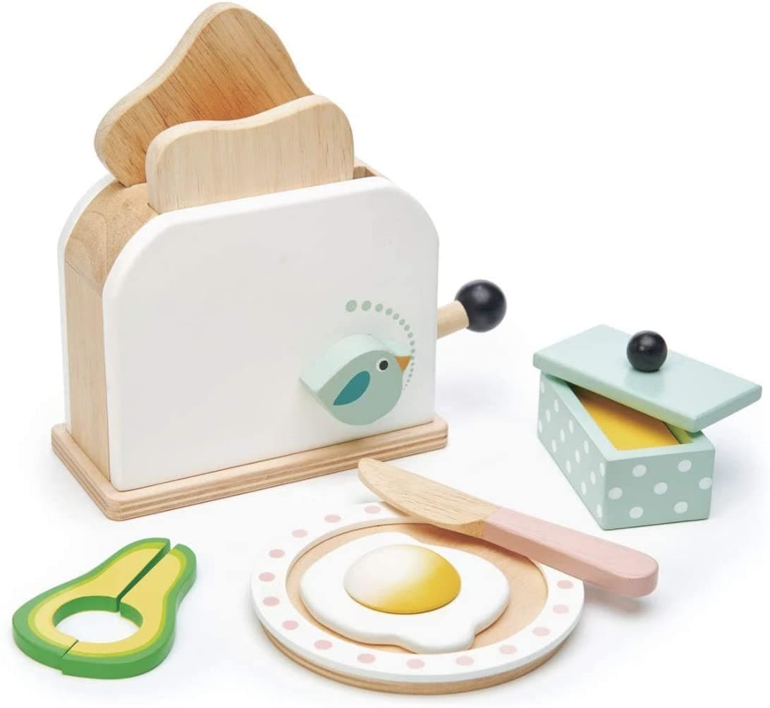 Tender leaf Toys - Toaster weiss mit Zubehör