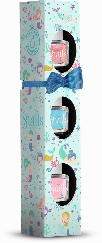 Snails - Geschenkset Nagellack Mini Meerjungfrau 3x7ml
