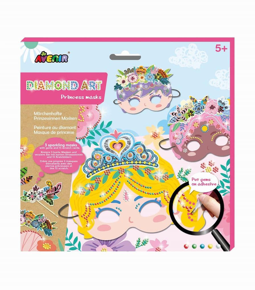 Avenir - Diamond Art - Juwelen Maske Prinzessin