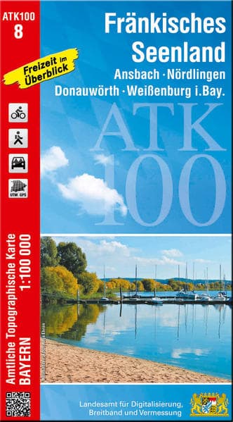 Fränkisches Seenland 1:100 000