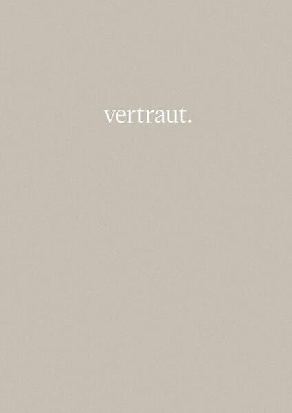 vertraut.