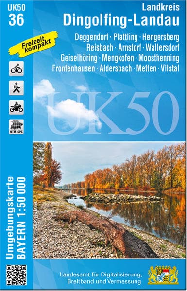 Landkreis Dingolfing-Landau 1:50 000 (UK50-36)