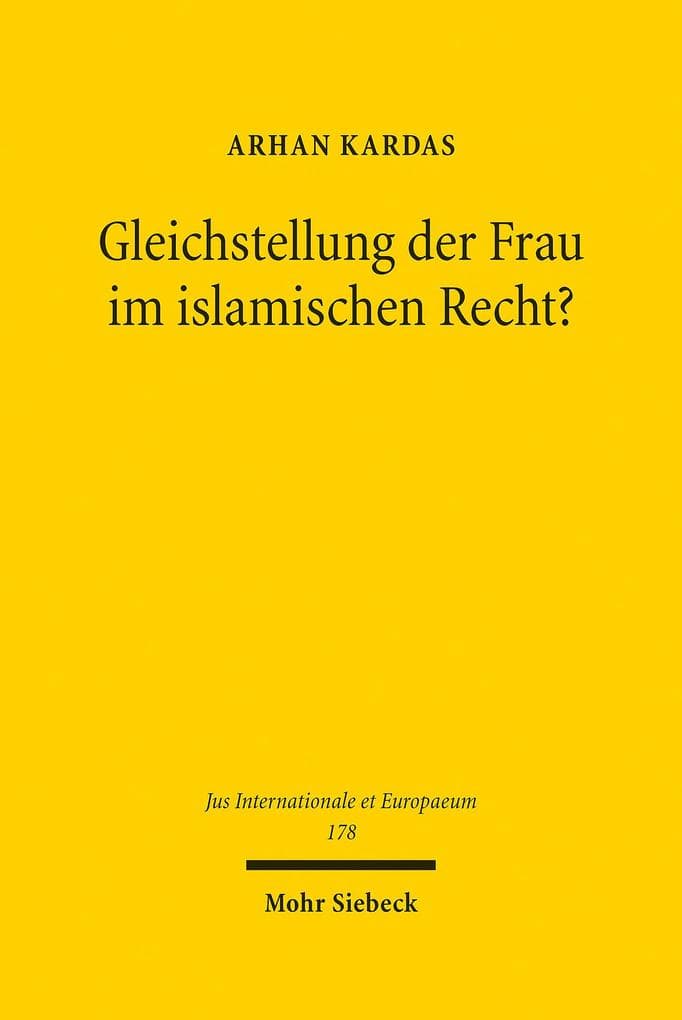 Gleichstellung der Frau im islamischen Recht?