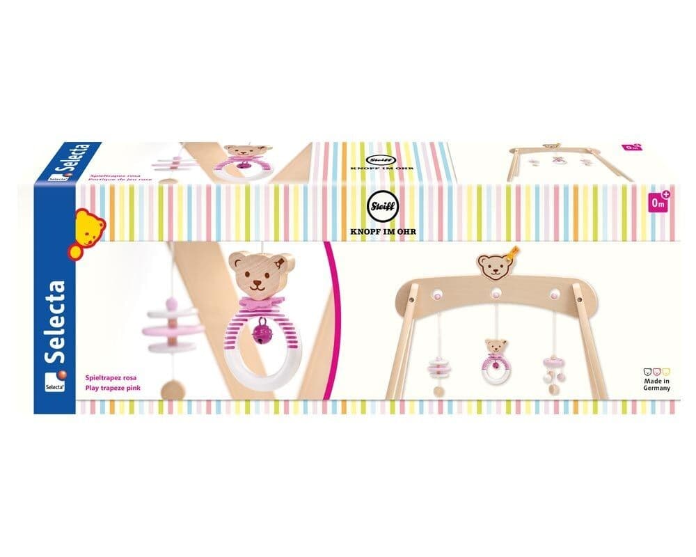 Selecta 64306 - Spieltrapez rosa aus Massivholz, 59 cm