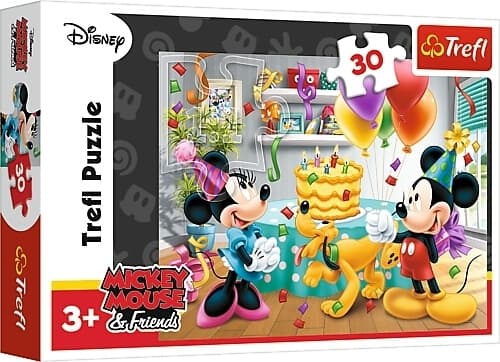 Geburtstagsfeier Mickey & Minnie (Kinderpuzzle)