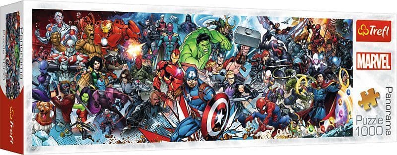 Puzzle 1000 Panorama Marvel Universum