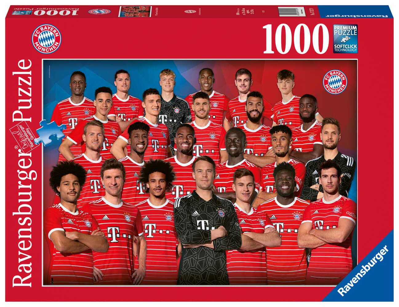 Ravensburger - FC Bayern Saison 2022/2023, 1000 Teile