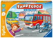 Ravensburger tiptoi Spiel 00127 Fahrzeuge in der Stadt - Lernspiel ab 3 Jahren, lehrreiches Zuordnun
