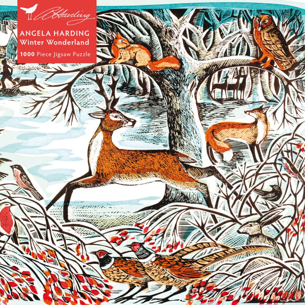 Adult Sustainable Jigsaw Puzzle: Angela Harding: Winter Wonderland