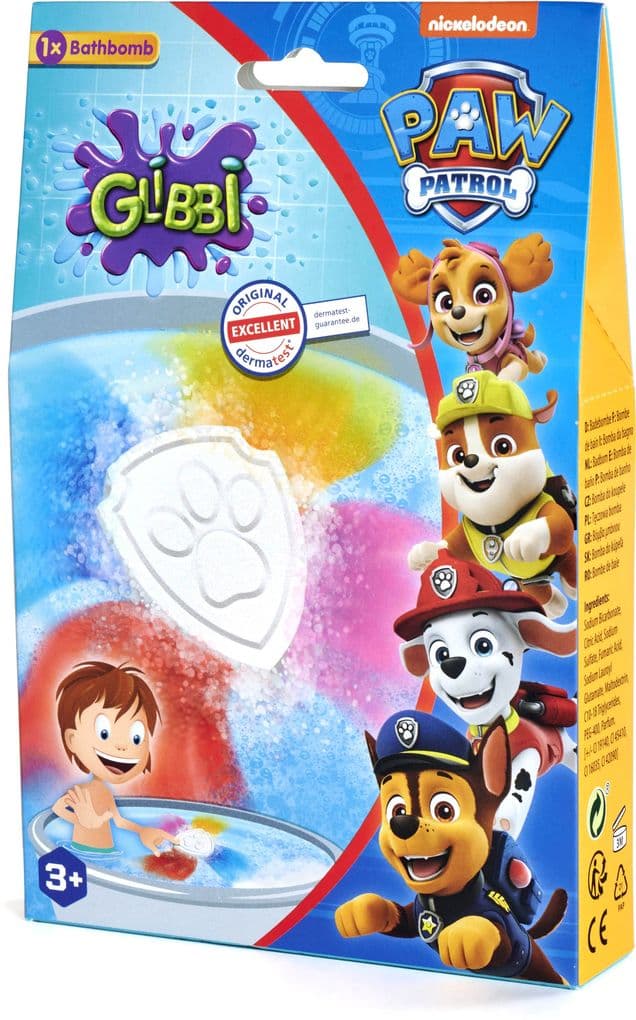 Glibbi Paw Patrol Badebombe
