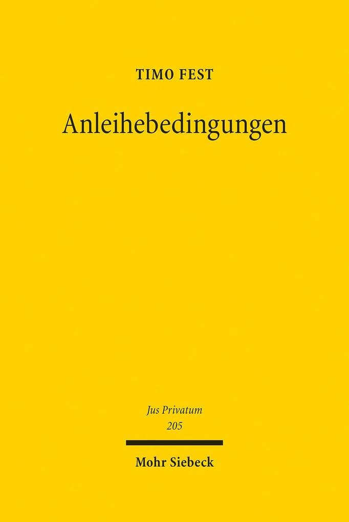 Anleihebedingungen