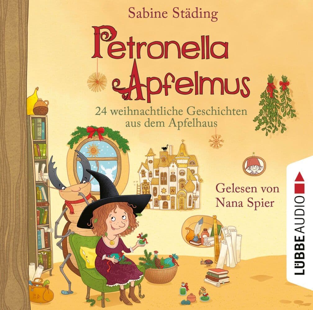 Petronella Apfelmus - 24 weihnachtliche Geschichten aus dem Apfelhaus,4 Audio-CD