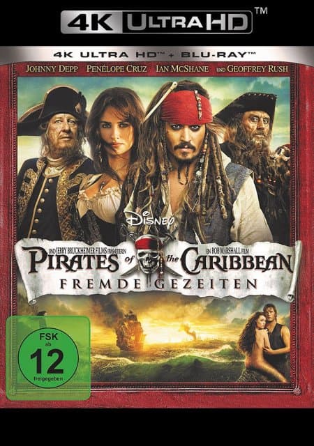 Pirates of the Caribbean - Fremde Gezeiten 4K, 1 UHD-Blu-ray + 1 Blu-ray