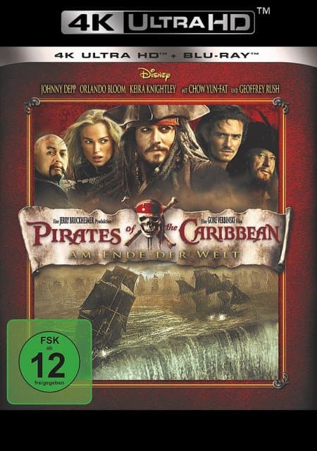Pirates of the Caribbean - Am Ende der Welt 4K, 1 UHD-Blu-ray + 1 Blu-ray