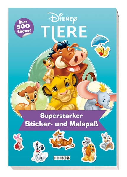 Disney Tiere: Superstarker Sticker- und Malspaß