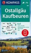 KOMPASS Wanderkarte 188 Ostallgäu, Kaufbeuren 1:50.000