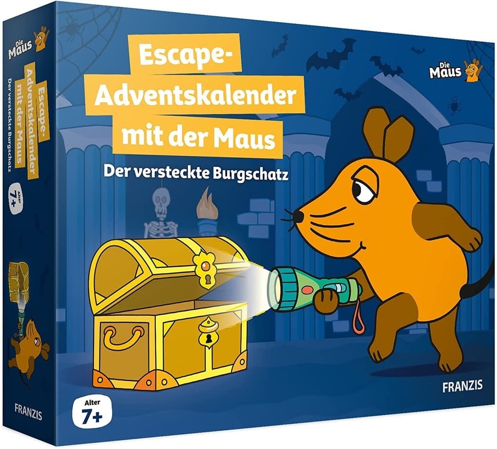 FRANZIS 67169 - Die Maus Escape-Adventskalenders mit der Maus. Für Kinder ab 7 Jahren.
