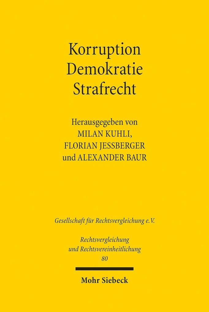 Korruption - Demokratie - Strafrecht