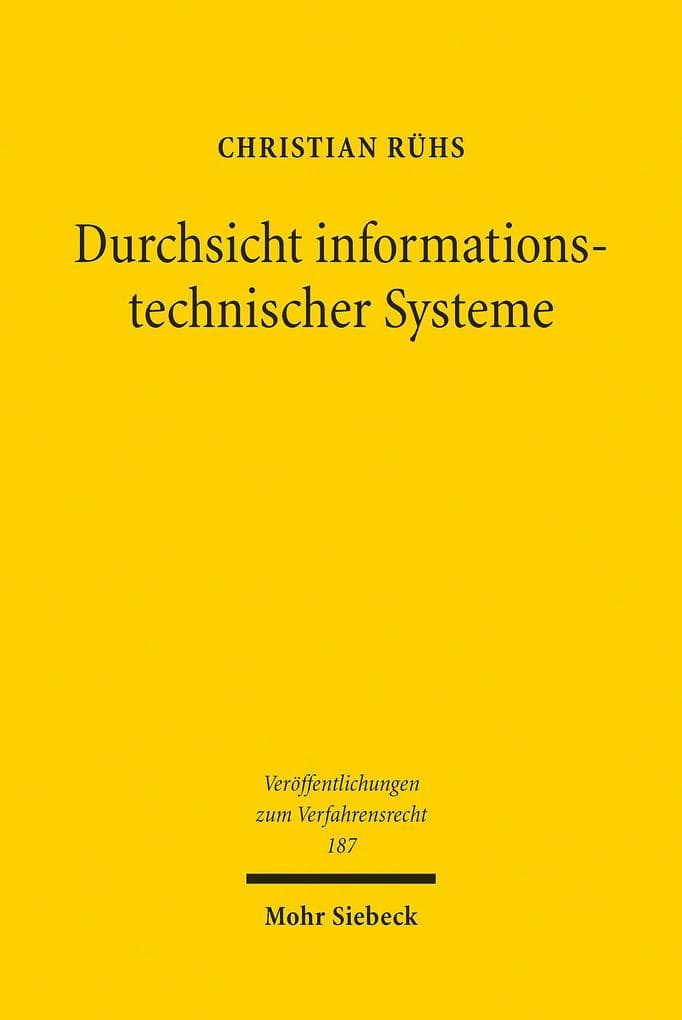 Durchsicht informationstechnischer Systeme